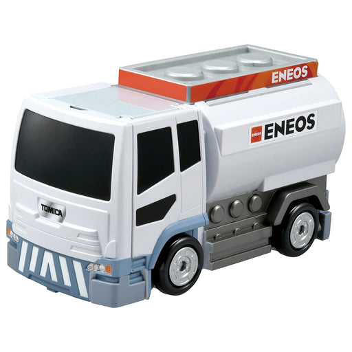 TAKARA TOMY Tomica World Transforming Gasoline Truck & Station Eneos- Japan Figure Store - #1 Bring To You The Best Japanese Goods