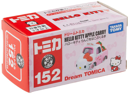 Takara Tomy Dream Tomica 152 Hello Kitty Apple Car Japanese Hello Kitty Car Toys- Japan Figure Store - #1 Bring To You The Best Japanese Goods