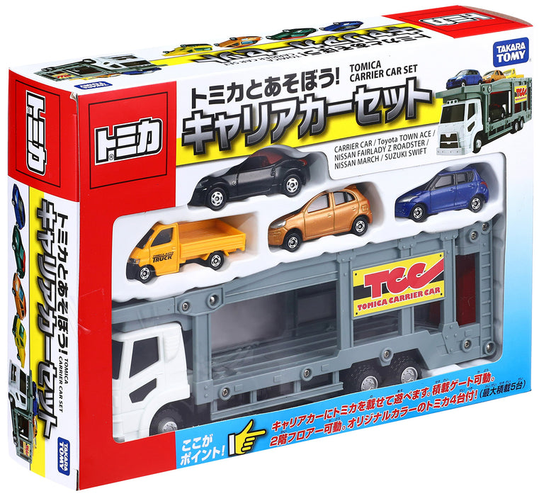 TAKARA TOMY 423249 Tomica Town Car Carrier Set- Japan Figure Store - #1 Bring To You The Best Japanese Goods