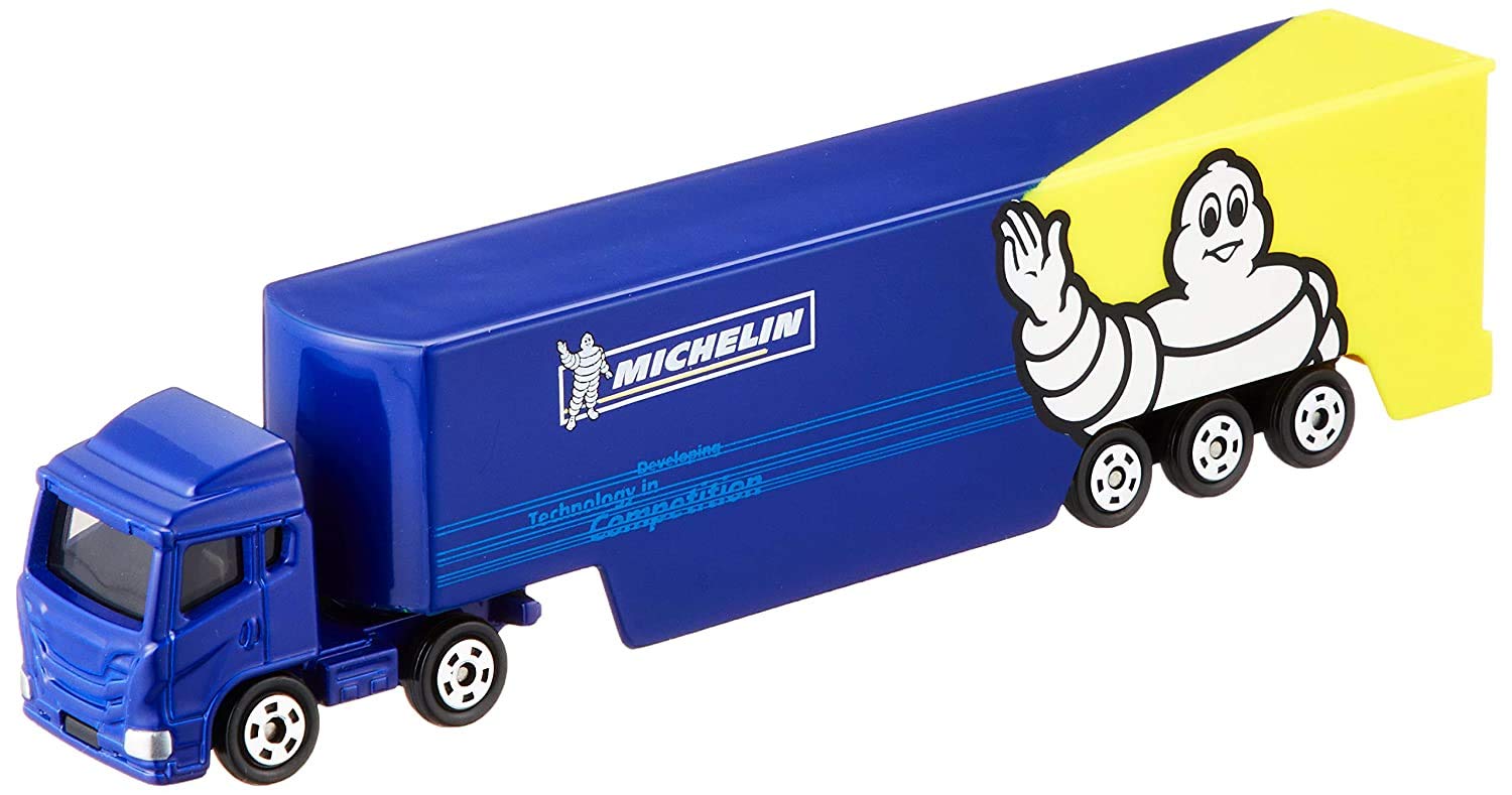 Takara Tomy Tomica Long 135 Michelin Motorsport Transporter Japanese Long Truck Toys- Japan Figure Store - #1 Bring To You The Best Japanese Goods