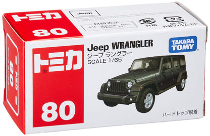 Takara Tomy Tomica No. 80 Jeep Wrangler Japanese Plastic Jeep Wrangler Models- Japan Figure Store - #1 Bring To You The Best Japanese Goods