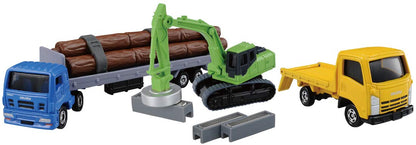 Takara Tomy Tomica Construction Site Set Japanese Construction Vehicle Models- Japan Figure Store - #1 Bring To You The Best Japanese Goods