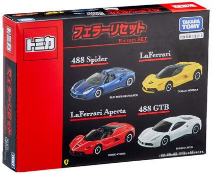 Takara Tomy Tomica Ferrari Set (112945) Japanese Plastic Car Set Model Cars- Japan Figure Store - #1 Bring To You The Best Japanese Goods