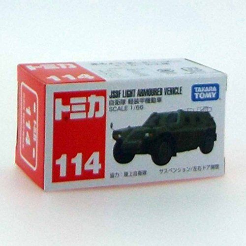 Takara Tomy Tomica No.114 1/66 Jsdf Light Armoured Vehicle Box- Japan Figure Store - #1 Bring To You The Best Japanese Goods