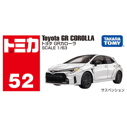 Takara Tomy Tomica No.52 Toyota Gr Corolla Mini Car Toy Ages 3+ Japan (Box)- Japan Figure Store - #1 Bring To You The Best Japanese Goods