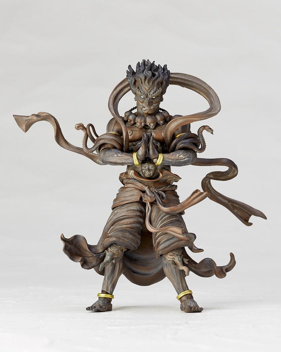 Kaiyodo Japan Fukasa Wood Carving Figurine 142Mm Pvc Abs Painted Movable Figure- Japan Figure Store - #1 Bring To You The Best Japanese Goods