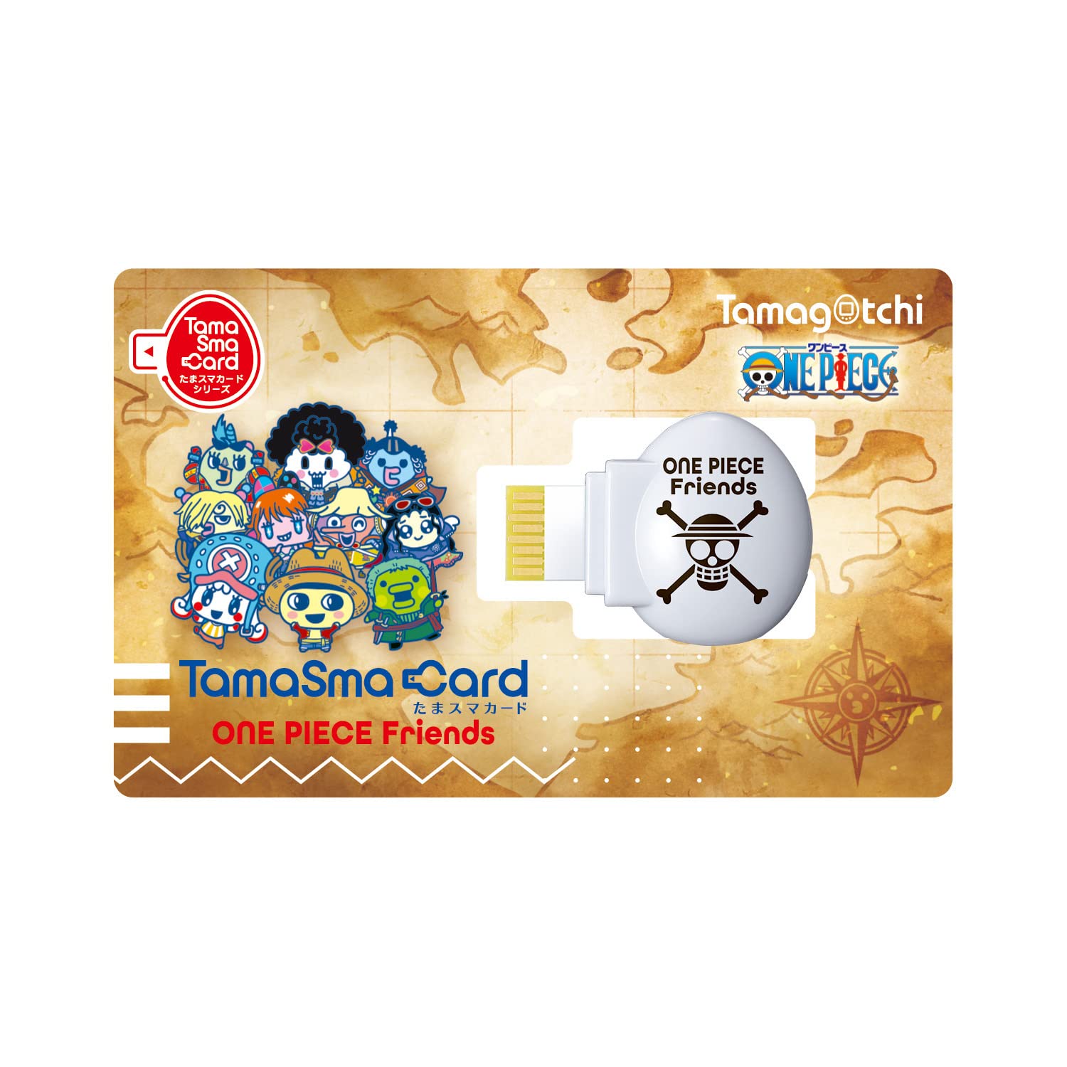 Bandai Tamagotchi Tama Sma Card One Piece Friends Japanese Character Toys- Japan Figure Store - #1 Bring To You The Best Japanese Goods