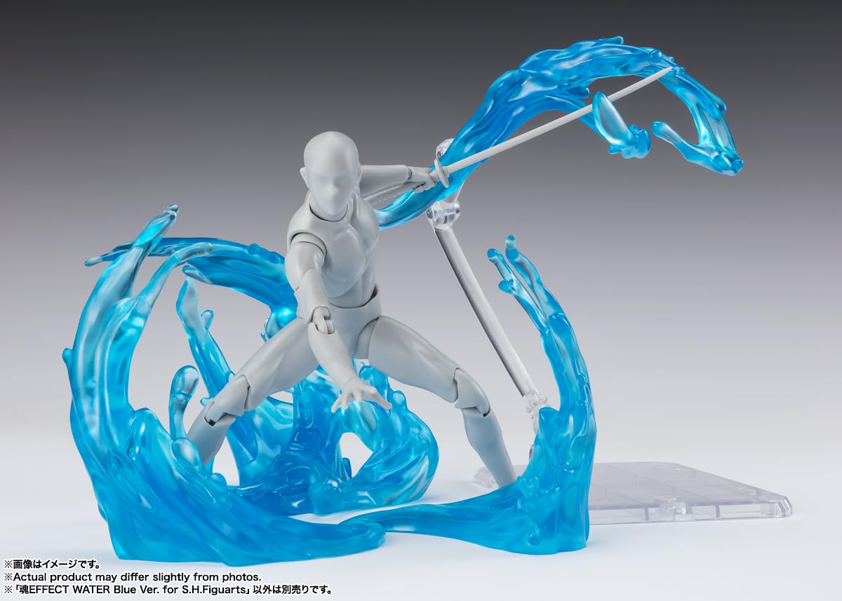 Bandai Spirits Tamashii Effect Water Blue 180mm PVC & ABS Painted Figure for SH Figuarts- Japan Figure Store - #1 Bring To You The Best Japanese Goods