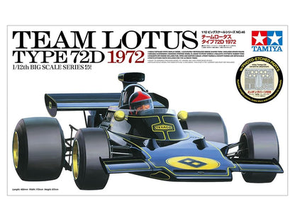 Tamiya 1/12 Big Scale Series #46 Team Lotus Type 72D 1972 Japan Plastic Model 12046- Japan Figure Store - #1 Bring To You The Best Japanese Goods