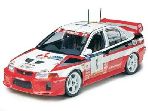 Tamiya 1/24 Mitsubishi Lancer Evolution V Wrc Plastic Model Kit- Japan Figure Store - #1 Bring To You The Best Japanese Goods