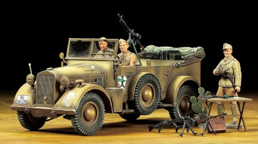 Tamiya 1/35 Italeri Series German Army Medium-Sized Military Vehicle Holch Kfz.15 North African Campaign Plastic Model 37015 Molding Color- Japan Figure Store - #1 Bring To You The Best Japanese Goods
