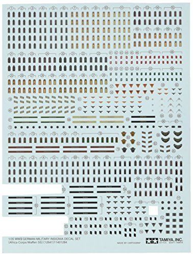 Tamiya 1/35 Wwii German Military Insignia Decal Set- Japan Figure Store - #1 Bring To You The Best Japanese Goods