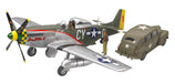 TAMIYA 89732 North American P-51D Mustang & Us Army Staff Car 1/48 Scale Kit- Japan Figure Store - #1 Bring To You The Best Japanese Goods