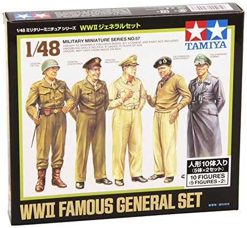 Tamiya 1/48 Wwii Famous General Set Model Kit- Japan Figure Store - #1 Bring To You The Best Japanese Goods