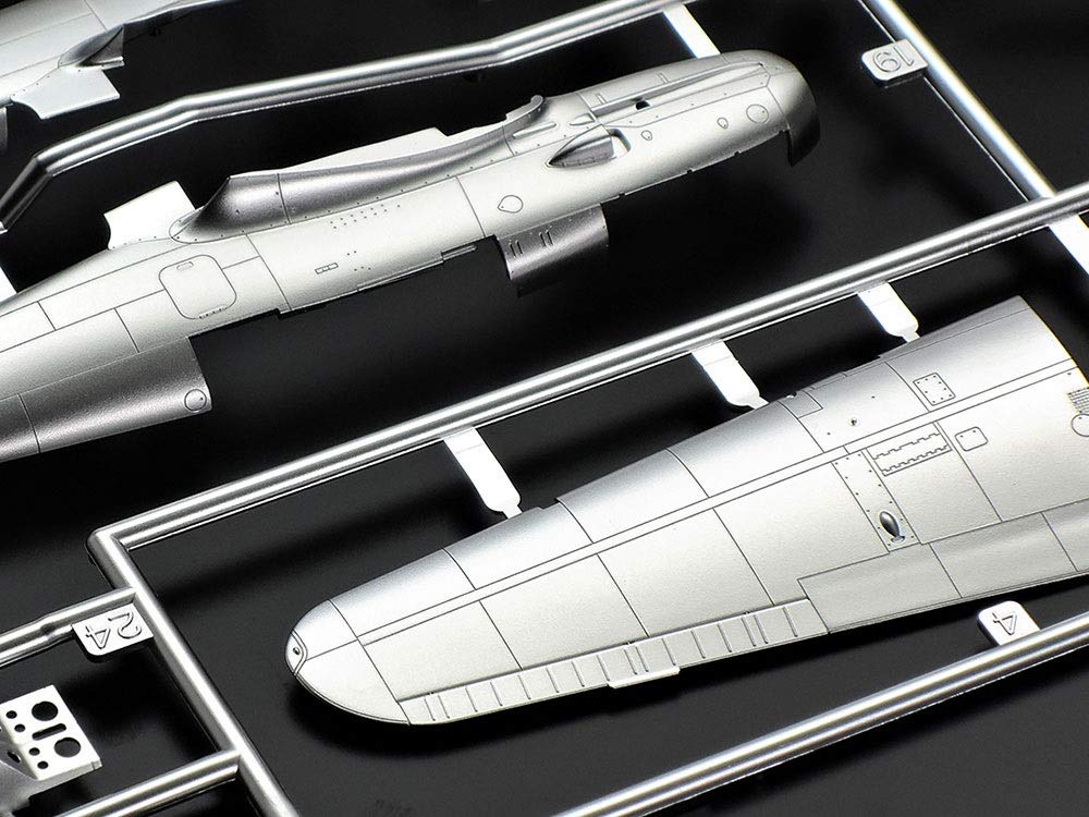 Tamiya 1/72 Kawasaki Type 3 Hien Fighter Model with Camouflage Decal Silver Plated 10315- Japan Figure Store - #1 Bring To You The Best Japanese Goods