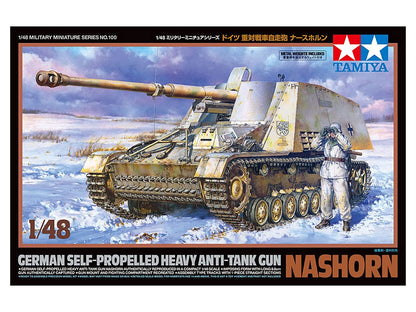TAMIYA 1/48 German Self-Propelled Heavy Anti-Tank Gun Nashorn Plastic Model- Japan Figure Store - #1 Bring To You The Best Japanese Goods