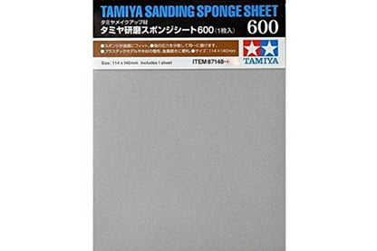 TAMIYA 87148 Sanding Sponge Sheet 600- Japan Figure Store - #1 Bring To You The Best Japanese Goods