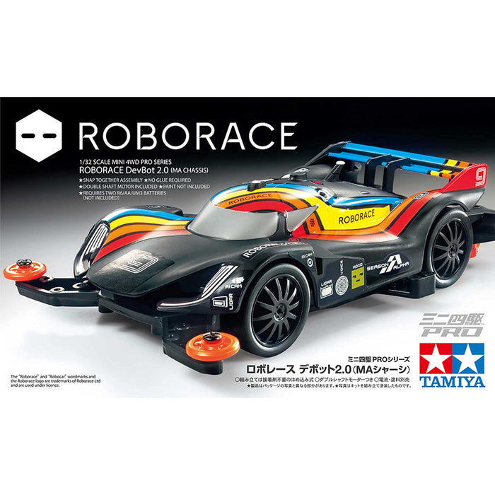 TAMIYA 18656 Mini 4Wd Roborace Devbot 2.0 Ma Chassis 1/32- Japan Figure Store - #1 Bring To You The Best Japanese Goods