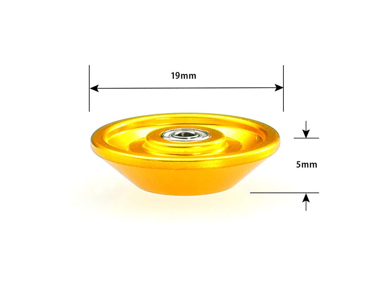 TAMIYA Mini 4Wd 19Mm Tapered Aluminum Ball-Race Rollers Ringless/Gold- Japan Figure Store - #1 Bring To You The Best Japanese Goods