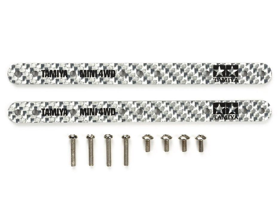 TAMIYA 95307 Mini 4Wd Hg Carbon Reinforcing Plate Set 1.5Mm/Silver- Japan Figure Store - #1 Bring To You The Best Japanese Goods