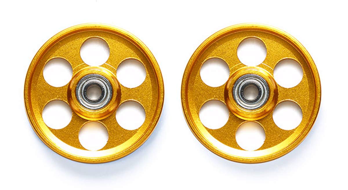 TAMIYA Mini 4Wd Hg Lightweight 19Mm Aluminum Ball-Race Rollers Ringless/Gold- Japan Figure Store - #1 Bring To You The Best Japanese Goods