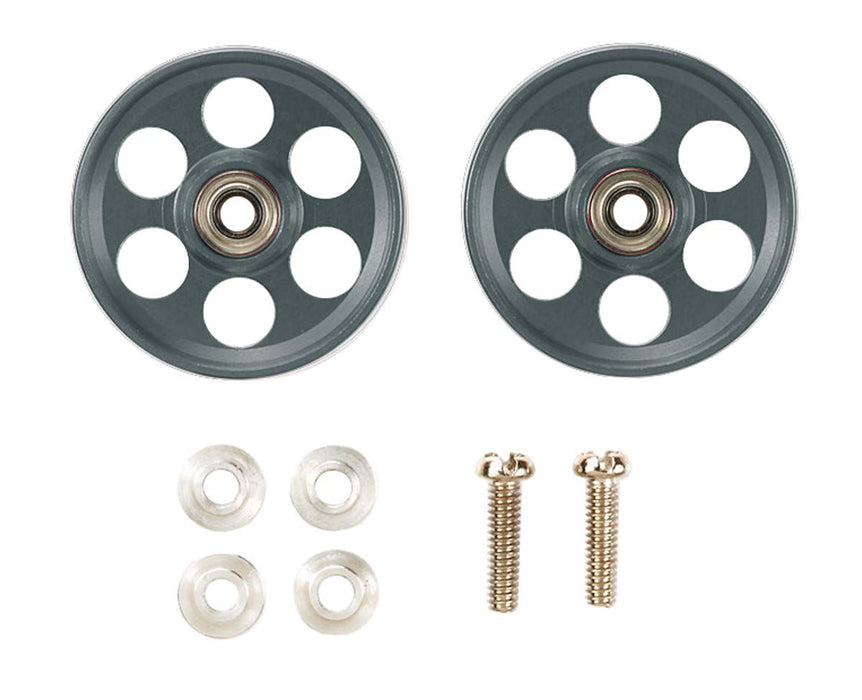 TAMIYA 95454 Mini 4Wd Hg Lightweight 19Mm Aluminum Ball-Race Rollers Ringless/Gun Metal- Japan Figure Store - #1 Bring To You The Best Japanese Goods
