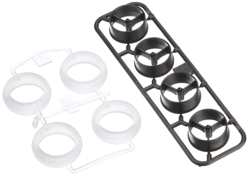 TAMIYA 95420 Mini 4Wd Narrow Large Dia. Wheel & Soft Arched Tires For Super X/Xx Chassis- Japan Figure Store - #1 Bring To You The Best Japanese Goods