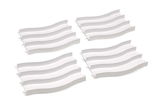 Tamiya 69575 Mini 4Wd Japan Cup Junior Circuit Wave Section White 4 Pieces Modelling Tools- Japan Figure Store - #1 Bring To You The Best Japanese Goods