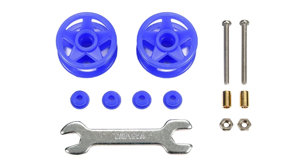 Tamiya Mini 4Wd Upgrade Parts No.532 Gp.532 2-Stage Low Friction Plastic Roller 19-19Mm Blue 15532- Japan Figure Store - #1 Bring To You The Best Japanese Goods