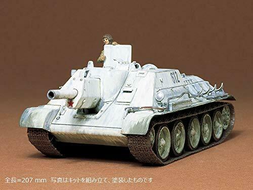 Tamiya Russian Tankmilitary Destroyer Su-122 Plastic Model Kit- Japan Figure Store - #1 Bring To You The Best Japanese Goods