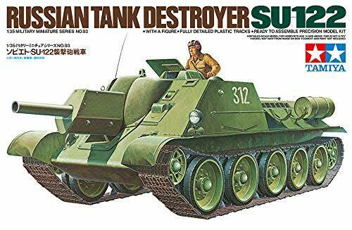 Tamiya Russian Tankmilitary Destroyer Su-122 Plastic Model Kit- Japan Figure Store - #1 Bring To You The Best Japanese Goods
