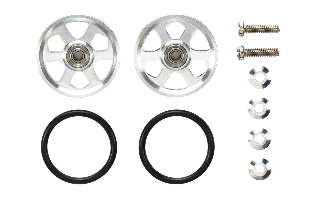 TAMIYA 95421 Mini 4Wd Aluminum Ball-Race Rollers 6 Spokes- Japan Figure Store - #1 Bring To You The Best Japanese Goods