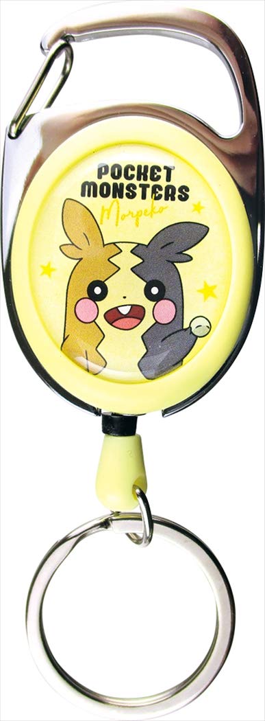 POKEMON CENTER ORIGINAL Reel Keychain Morpeko- Japan Figure Store - #1 Bring To You The Best Japanese Goods
