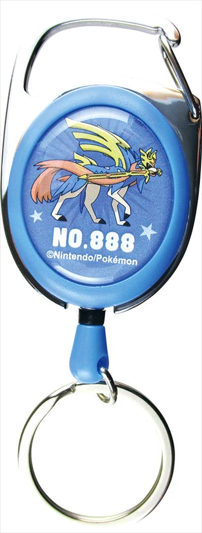 T'S FACTORY Pokemon Character Reel Keychain Zacian- Japan Figure Store - #1 Bring To You The Best Japanese Goods