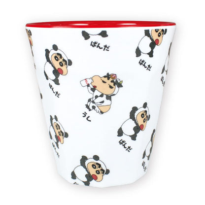 T&S Factory Crayon Shin-Chan Melamine Cup Henshin Panda H9.1Xφ8.8Cm Japan Ks-5525562Pa- Japan Figure Store - #1 Bring To You The Best Japanese Goods
