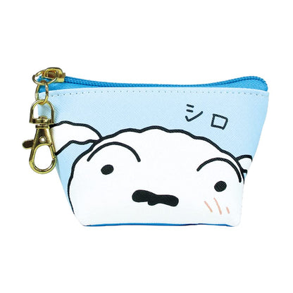 Tee&S Factory Crayon Shin-Chan Triangular Mini Pouch White H6.8 X W11.5 X D5Cm Ks-5533986Si- Japan Figure Store - #1 Bring To You The Best Japanese Goods