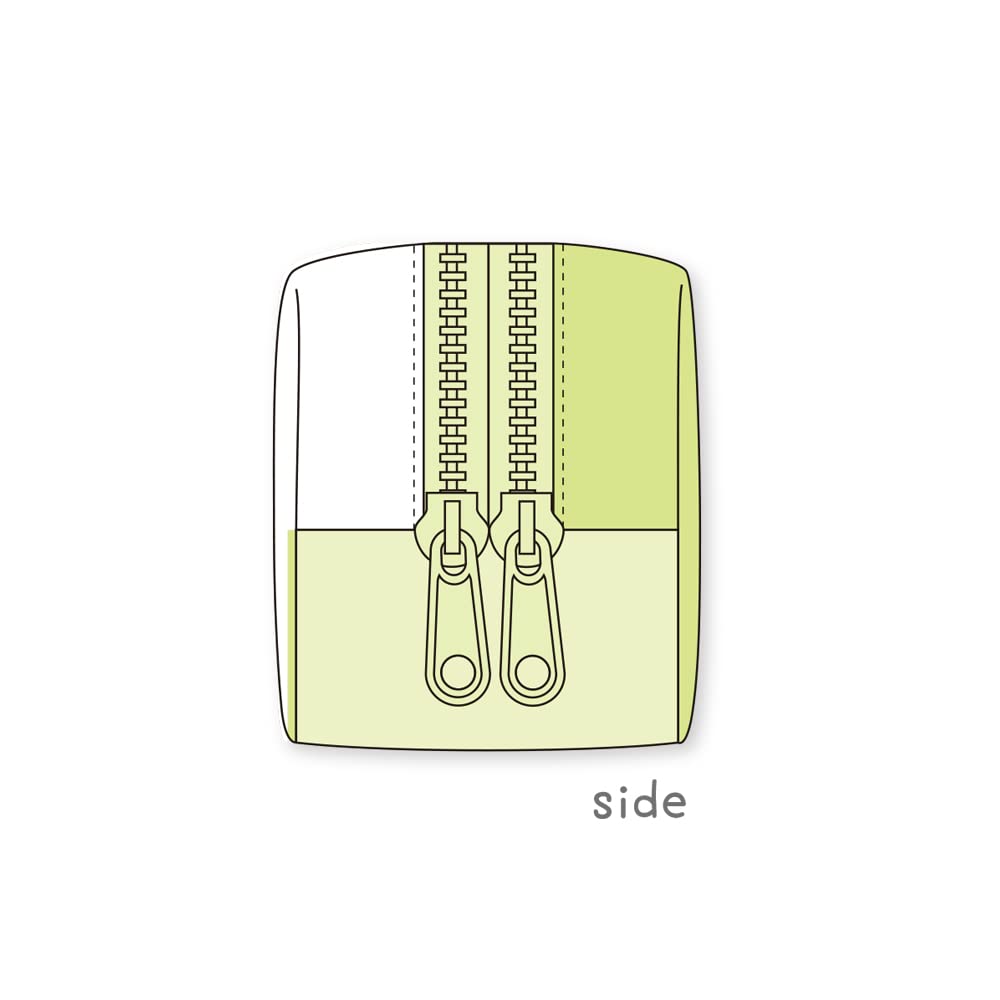 Tee&S Factory Crayon Shin-Chan W Zipper Slim Pen Pouch Chocobi Shower H6 X W20 X D5Cm Ks-5543005Cs- Japan Figure Store - #1 Bring To You The Best Japanese Goods