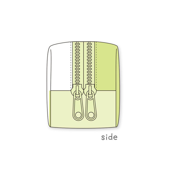 Tee&S Factory Crayon Shin-Chan W Zipper Slim Pen Pouch Chocobi Shower H6 X W20 X D5Cm Ks-5543005Cs- Japan Figure Store - #1 Bring To You The Best Japanese Goods