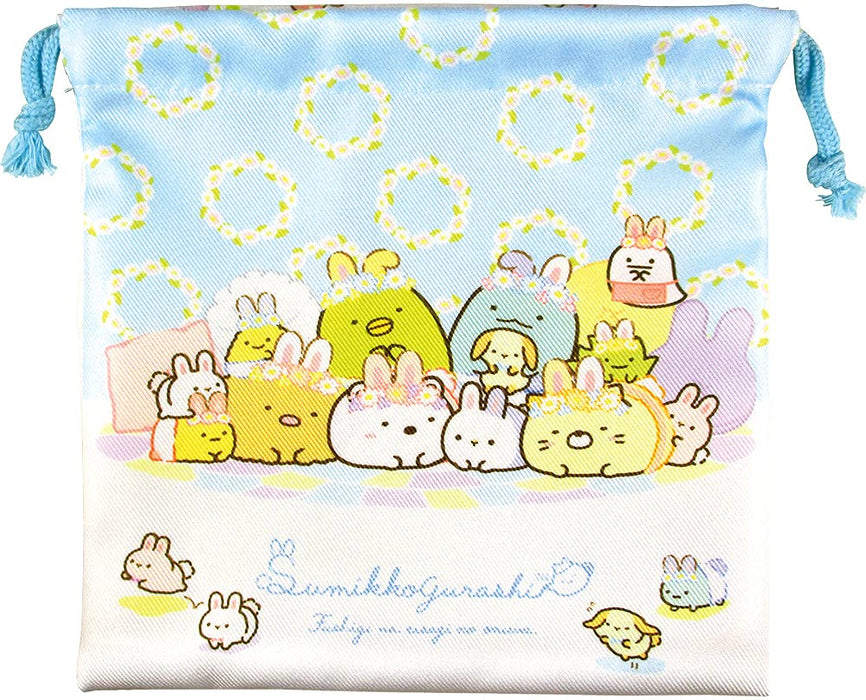 TS Factory Flat Purse 20 X 20Cm Sumikko Gurashi Mysterious Rabbit Rice Sg-5530173Fu- Japan Figure Store - #1 Bring To You The Best Japanese Goods