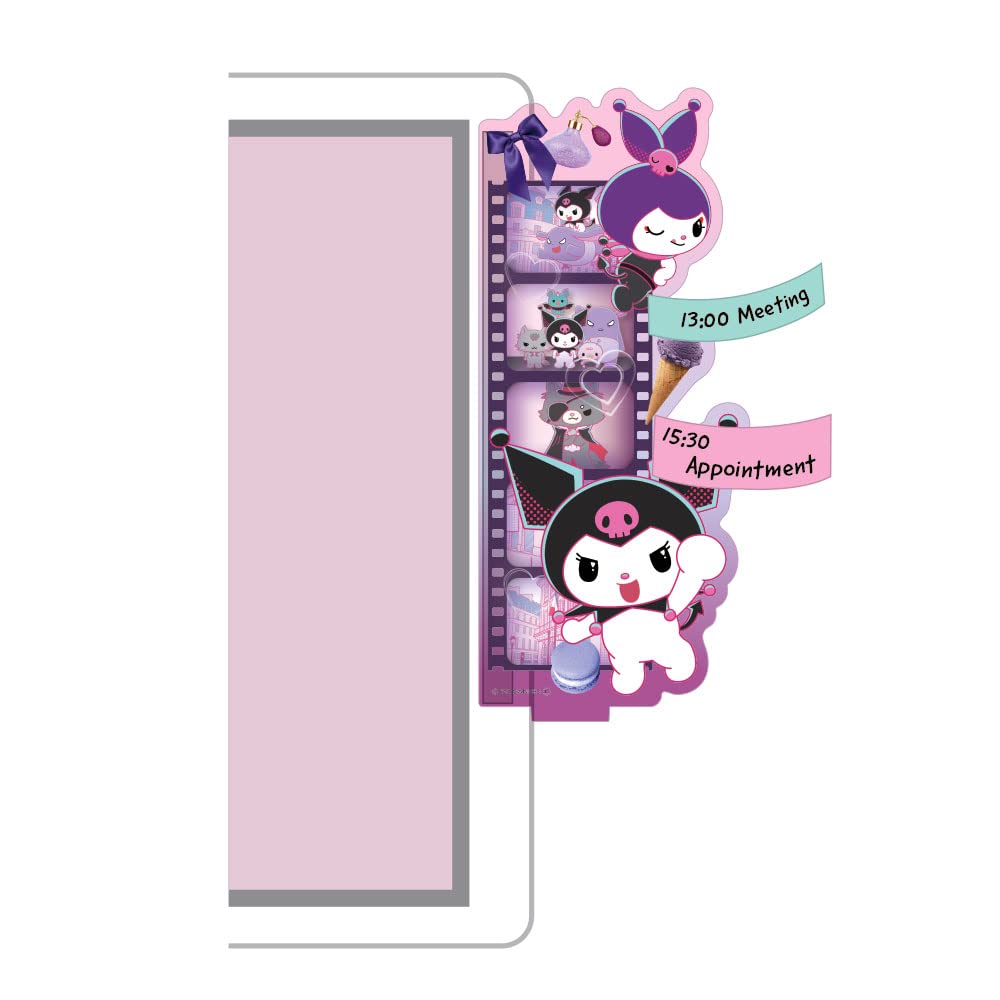 T&S Factory Kuromi Pretty Journey Acrylic Memo Board Japan H16.1Xw6.9Xd0.3Cm Sr-5541661Fl- Japan Figure Store - #1 Bring To You The Best Japanese Goods