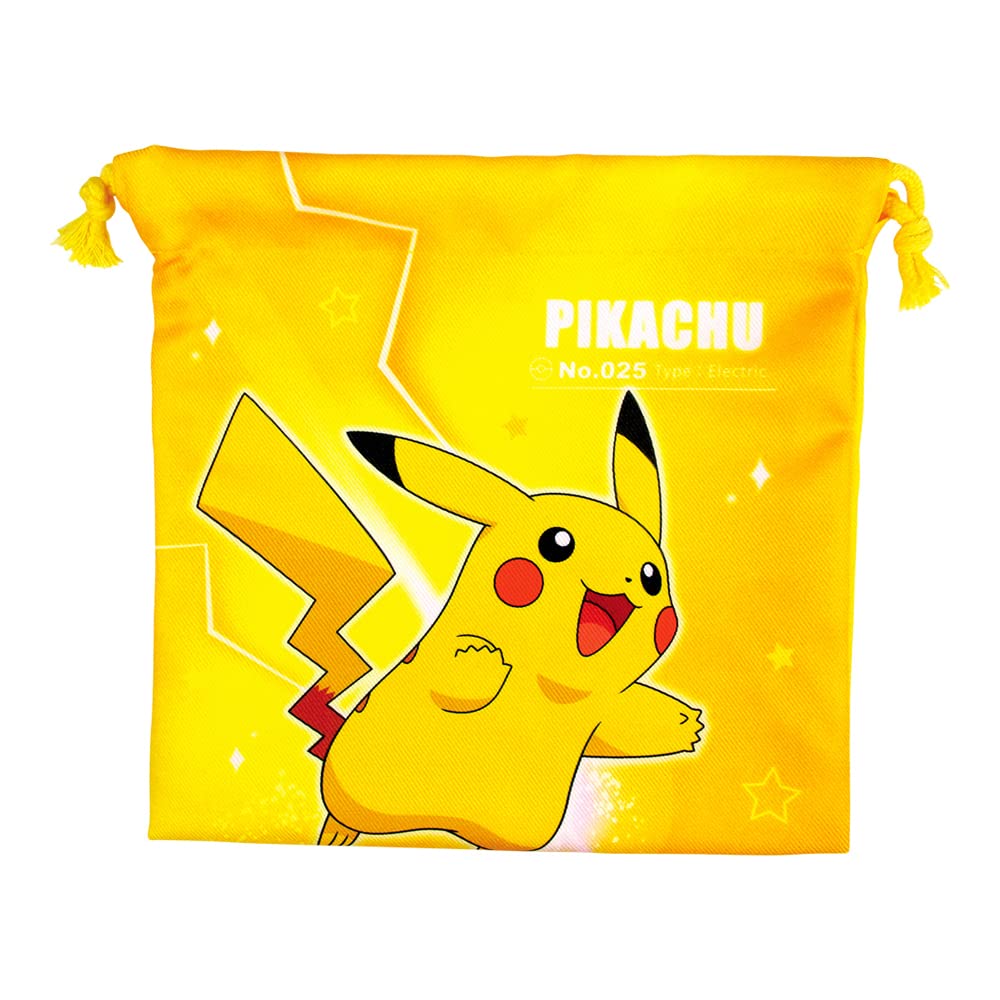 Tee&S Factory Pokemon Flat Drawstring Starlight Pikachu H20 X W20Cm Pm-5530203Pc- Japan Figure Store - #1 Bring To You The Best Japanese Goods