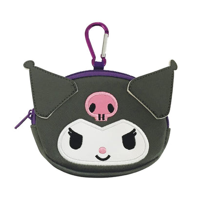 TS Factory Sanrio Do-Up Pouch With Card Holder Kuromi H10.7 X W13.3 X D3.7Cm Sr-5533839Ku- Japan Figure Store - #1 Bring To You The Best Japanese Goods