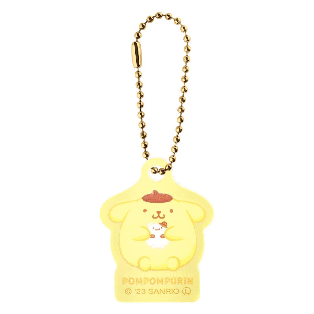 T&S Factory Sanrio Mini Acrylic Key Chain Funyumaru Pompompurin Japan H3.5Xw2.7Xd0.3Cm Sr-5541651Pu- Japan Figure Store - #1 Bring To You The Best Japanese Goods