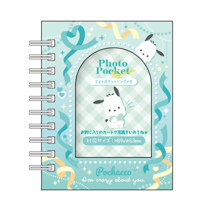 T&S Factory Sanrio Photo Pocket Ring Memo Heart Ribbon Pochacco Japan H10.3Xw8.2Xd1.5Cm Sr-5543285Pc- Japan Figure Store - #1 Bring To You The Best Japanese Goods