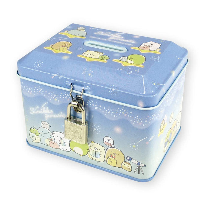 T'S Factory Piggy Bank With Key Lock Sumikko Gurashi A Walk In Starry Sky- Japan Figure Store - #1 Bring To You The Best Japanese Goods