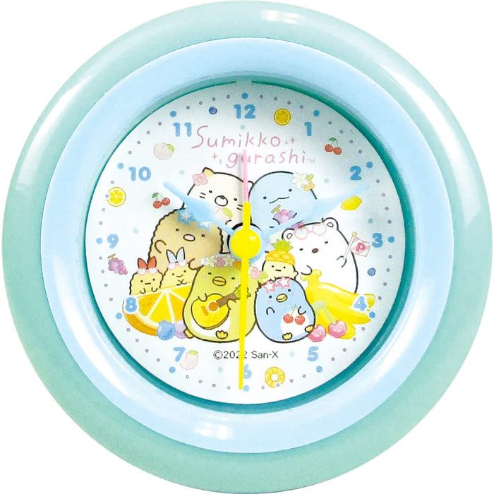 TS Factory Sumikko Gurashi Round Alarm Clock Fruit Vacation Sg-5520357Fv- Japan Figure Store - #1 Bring To You The Best Japanese Goods