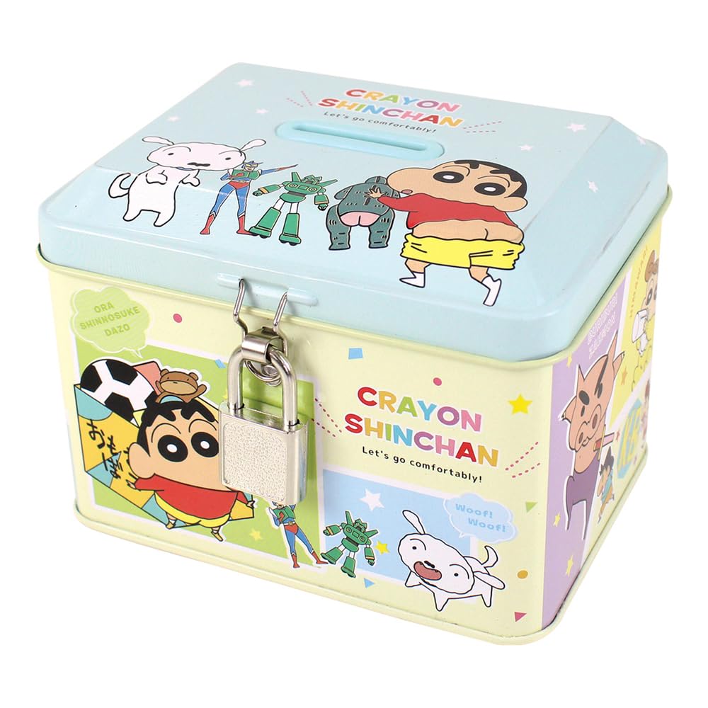 T's Factory Crayon Shin-Chan Bank Key Colorful Comic H84xW113xD83mm KS-5542857CC- Japan Figure Store - #1 Bring To You The Best Japanese Goods