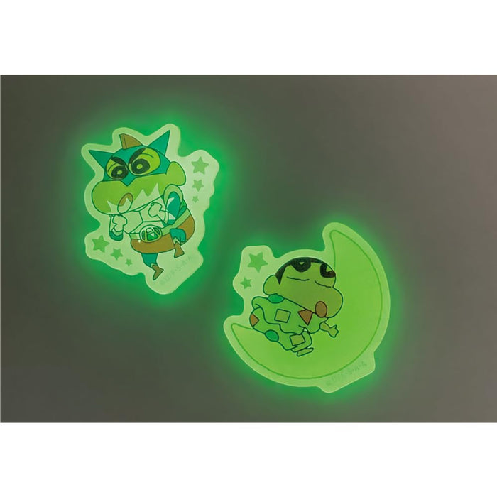 Tees Factory Crayon Shin-Chan Luminous Sticker Pajamas KS-5541854PJ H4.5xW5xD0.3cm- Japan Figure Store - #1 Bring To You The Best Japanese Goods
