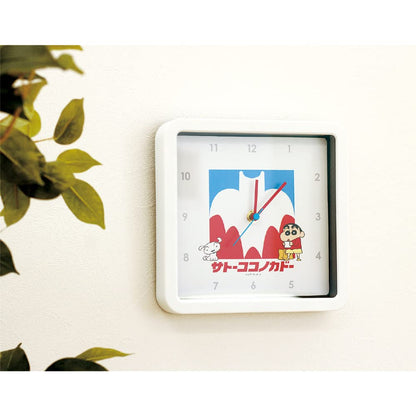 T's Factory Crayon Shin-Chan Wall Clock KS-5520436SK 20x20x4cm- Japan Figure Store - #1 Bring To You The Best Japanese Goods
