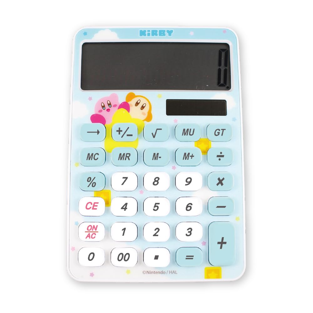 Tees Factory Kirby Calculator Adventure HK-5543318BK H150xW100xD30mm- Japan Figure Store - #1 Bring To You The Best Japanese Goods